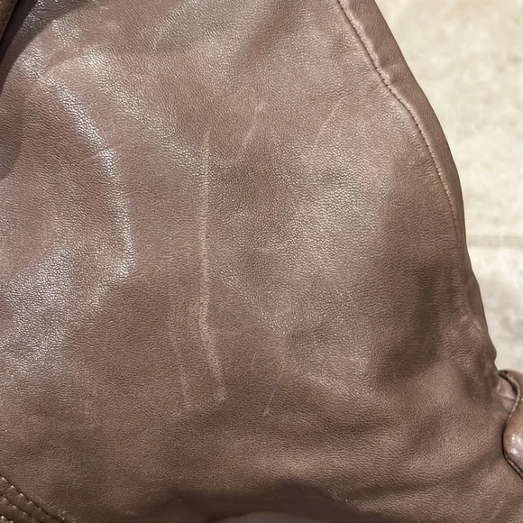 Leather Tan Wedge Boots - Picture 6 of 8
